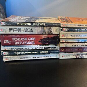 Lot of 12 Louis L'Amour Western Paperback Books
